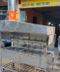 Alternative view of Lò quay gà chụp hút 6 con