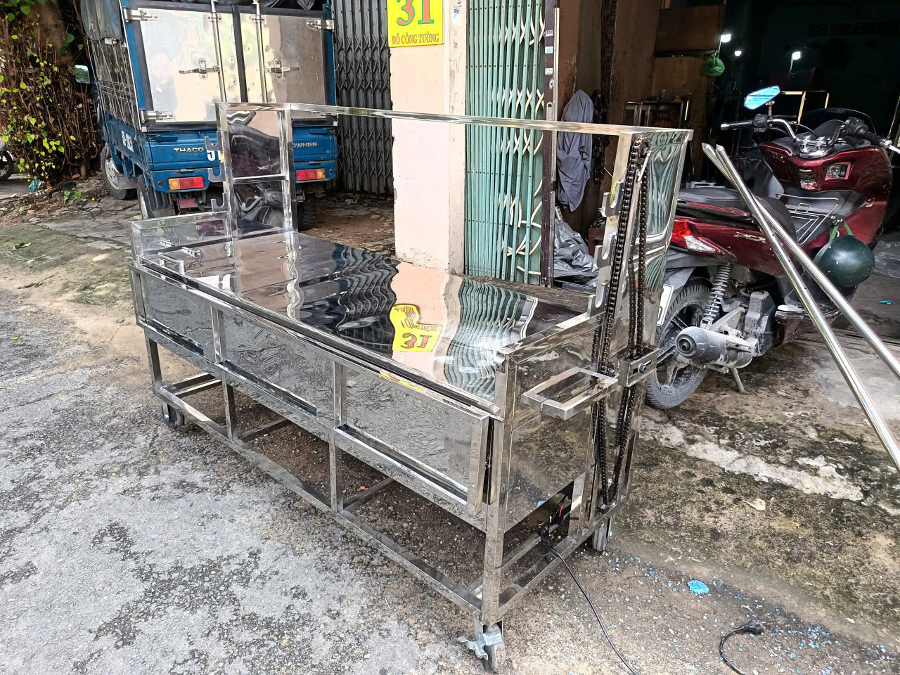 Lò quay Dê nắp đậy - Ảnh 5